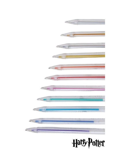 Conjunto de bolígrafos de gel Harry Potter 24 piezas colores Conjunto de bolígrafos de gel Harry Potter 24 piezas colores