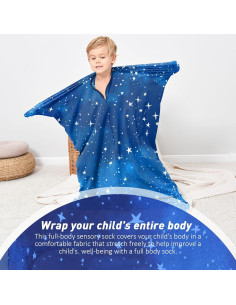 Saco Corporal Sensorial Grande Azul YAERSI 142x69 cm 2