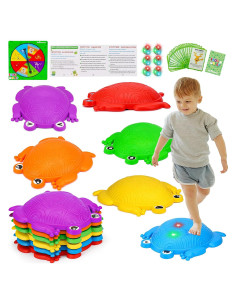 Juego de Piedras de Equilibrio Tsomtto 6 Piezas para Niños 3-8 Años