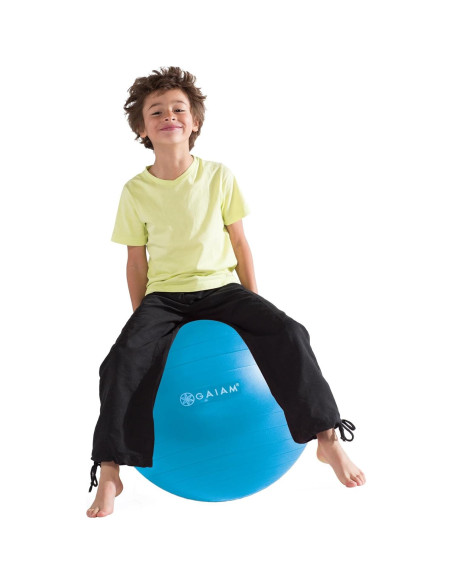 Bola de Equilibrio Infantil Gaiam 45cm - Asiento Activo Azul Bola de Equilibrio Infantil Gaiam 45cm - Asiento Activo Azul