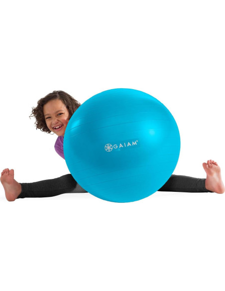 Bola de Equilibrio Infantil Gaiam 45cm - Asiento Activo Azul Bola de Equilibrio Infantil Gaiam 45cm - Asiento Activo Azul
