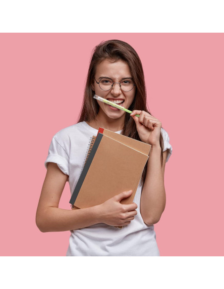20 Tapas de Lápiz Masticables Silicona Pajean para Niños 20 Tapas de Lápiz Masticables Silicona Pajean para Niños