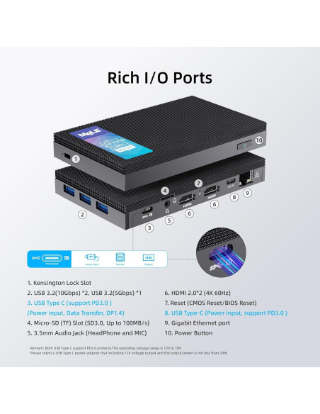 MeLE Mini PC Quieter3C 11 Gen N5105 16GB 512GB 4K MeLE Mini PC Quieter3C 11 Gen N5105 16GB 512GB 4K
