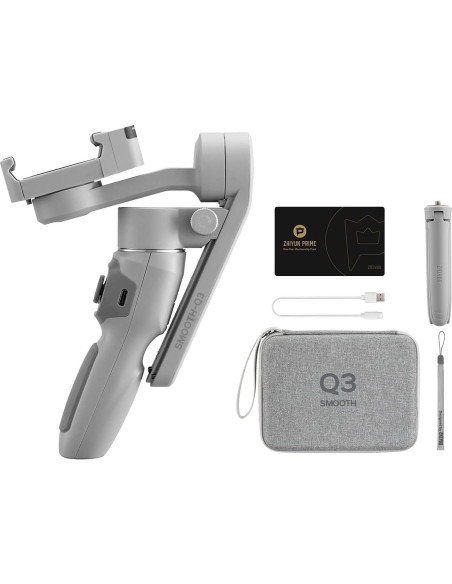 Estabilizador de teléfono Zhiyun Smooth Q3 Combo con luz Estabilizador de teléfono Zhiyun Smooth Q3 Combo con luz