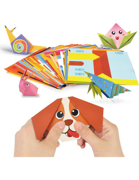 Kit de Origami Firstop 308 Hojas 14x14 cm con Guía Kit de Origami Firstop 308 Hojas 14x14 cm con Guía