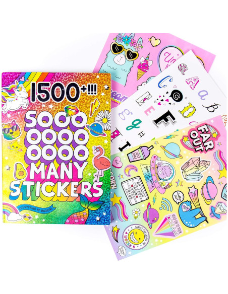 Libro de Stickers Just My Style 1500 Piezas - Kawaii y Colorido Libro de Stickers Just My Style 1500 Piezas - Kawaii y Colorido