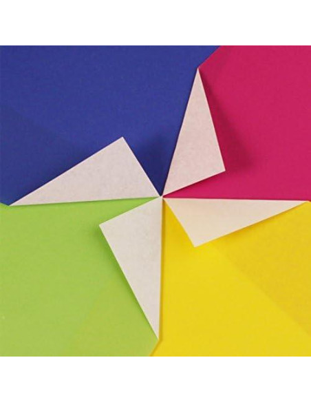 Papel de Origami Opret 100 Hojas 20x20cm 50 Colores Vivos Papel de Origami Opret 100 Hojas 20x20cm 50 Colores Vivos