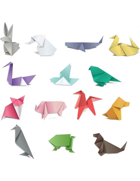 Papel de Origami Opret 100 Hojas 20x20cm 50 Colores Vivos Papel de Origami Opret 100 Hojas 20x20cm 50 Colores Vivos