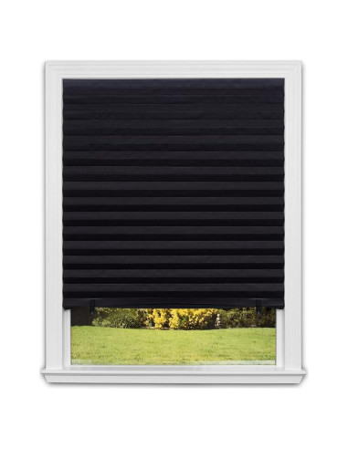 Cortina Opaca Plegada Redi Shade 91.44x182.88cm Negra 6 Paquete