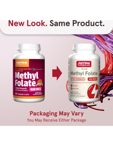 Suplemento Jarrow Methyl B-12 1000 mcg + Folato 400 mcg Suplemento Jarrow Methyl B-12 1000 mcg + Folato 400 mcg