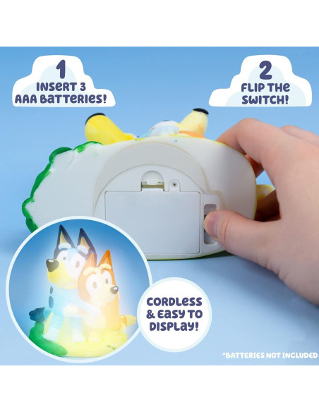 Figurita Iluminada Pintable Bluey y Bingo - Horizon Group USA Figurita Iluminada Pintable Bluey y Bingo - Horizon Group USA