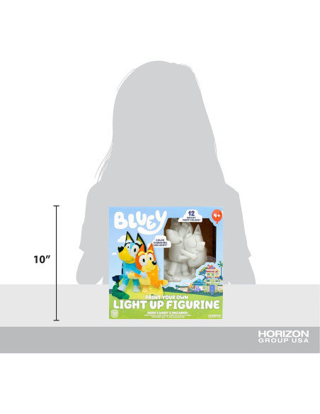 Figurita Iluminada Pintable Bluey y Bingo - Horizon Group USA Figurita Iluminada Pintable Bluey y Bingo - Horizon Group USA