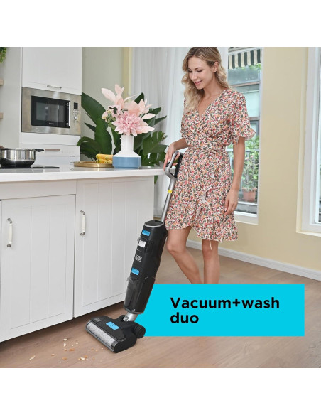 Aspiradora y Mopa Inalámbrica BLACK+DECKER 2 en 1, 650ml Aspiradora y Mopa Inalámbrica BLACK+DECKER 2 en 1, 650ml