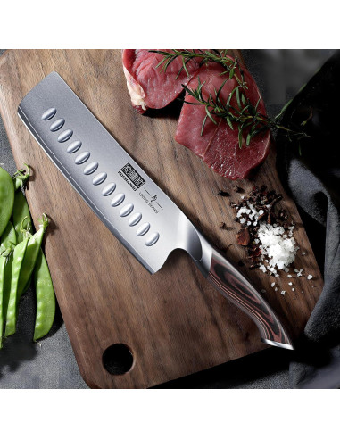 Cuchillo Nakiri HOSHANHO 17.78 cm Acero Inoxidable Ergonómico