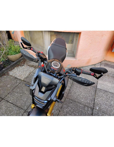 Protectores de Manillar para Motocicleta SOPINEKO 22mm Negro