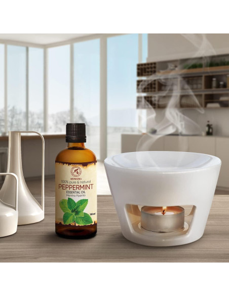 Aceite Esencial de Menta AROMATIKA 100ml - 100% Puro Aceite Esencial de Menta AROMATIKA 100ml - 100% Puro