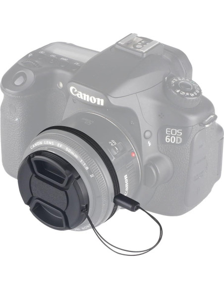 Tapa de Lente 55mm Waka para Nikon D3500 D3400 D5600 Tapa de Lente 55mm Waka para Nikon D3500 D3400 D5600
