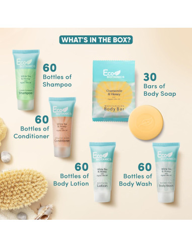 Set de Artículos de Tocador Eco Botanics 300 Piezas 24g