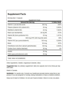 Suplemento de Vitaminas B-Complex Swanson 240 Cápsulas 2