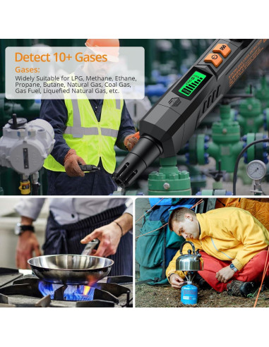 Detector de Fugas de Gas Neoteck NTK184 Portátil con Alarma