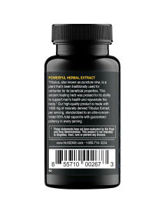 Nugenix Esenciales Tribulus Terrestris 1000mg 60 Cápsulas 2