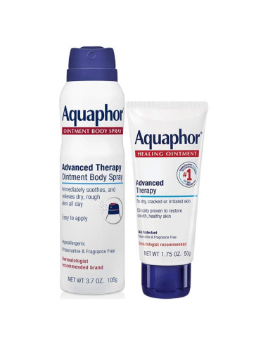 Conjunto Aquaphor Cuidado Piel Secas 49.6g + 104.9g Spray