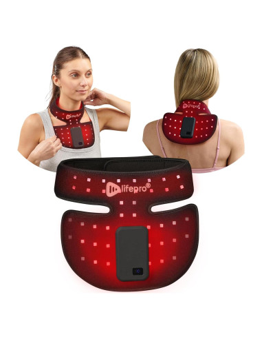 Terapia de Luz Roja LifePro para Cuello y Pecho - Compacto