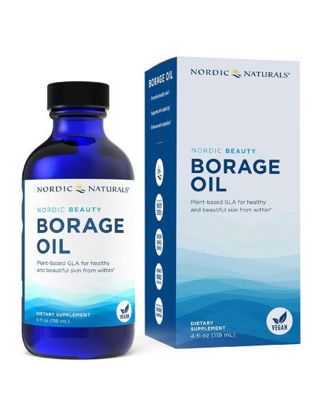 Aceite de Borraja Nordic Naturals 113.4g Omega-6 Vegano Aceite de Borraja Nordic Naturals 113.4g Omega-6 Vegano