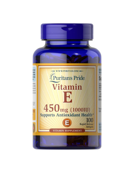 Vitamina E 1000 UI 100 Cápsulas Puritan's Pride Antioxidante Vitamina E 1000 UI 100 Cápsulas Puritan's Pride Antioxidante