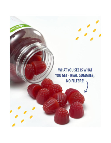 Gomitas de Magnesio Sin Azúcar Sunny Sam 500mg para Niños