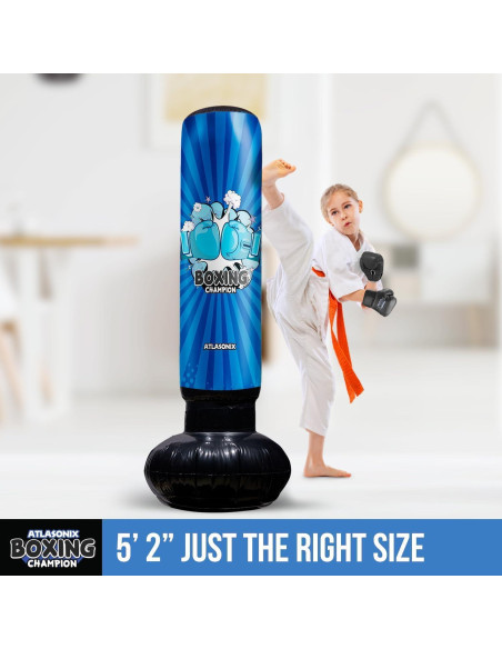 Juguete Inflable de Boxeo Atlasonix 121.92 cm para Niños Juguete Inflable de Boxeo Atlasonix 121.92 cm para Niños