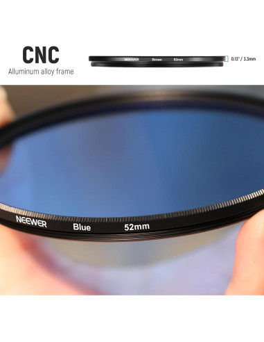 Kit de 9 Filtros de Lente de Color NEEWER 52mm con Fundas