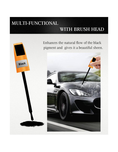 Pintura de Retoque Negra Brillante Filmer 12 ml para Coches