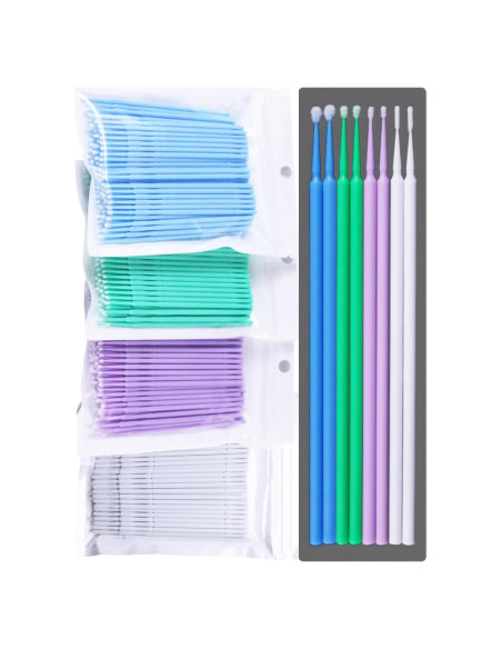 Pinceles de retoque ICSTM 400 Pcs 1.5mm a 2.5mm para pintura Pinceles de retoque ICSTM 400 Pcs 1.5mm a 2.5mm para pintura