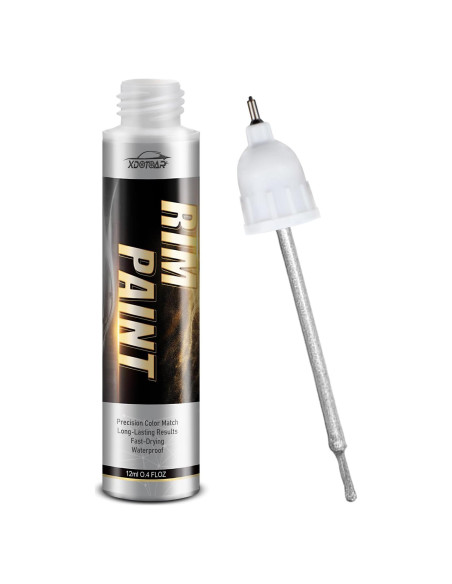 Pintura para Llantas Plateada xdotoar 12 ml Resistente al Agua Pintura para Llantas Plateada xdotoar 12 ml Resistente al Agua