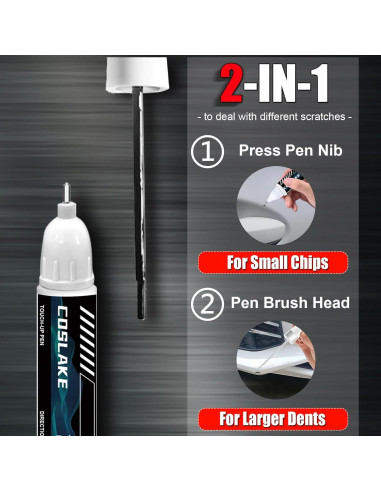 Pintura de Retoque COSLAKE 12ml Perla Blanca K1X para SUBARU