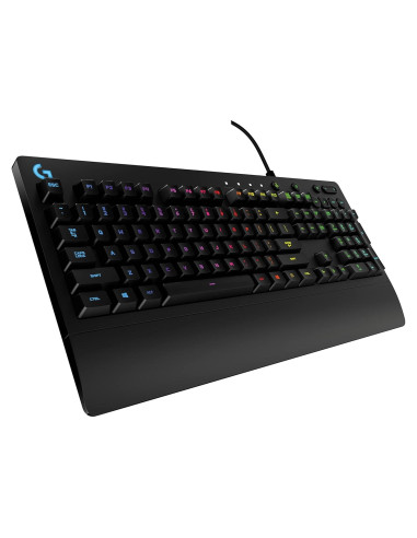 Teclado Gaming Logitech G213 Prodigy RGB Resistente - Negro