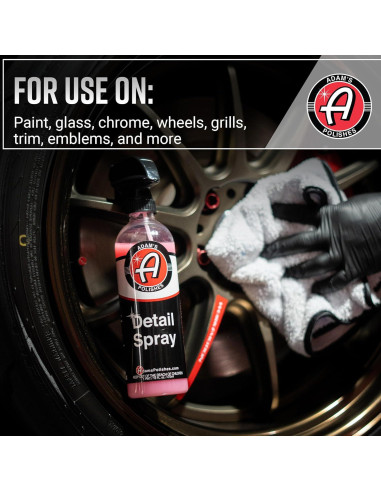 Spray Detallador Adam's 473 ml - Brillo Rápido sin Agua
