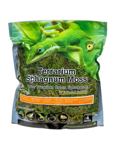 Musgo Sphagnum Verde Galápagos 4QT para Terrario