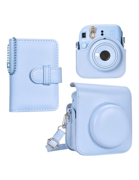 Funda y álbum para cámara Fujifilm Instax Mini 12 - Azul Funda y álbum para cámara Fujifilm Instax Mini 12 - Azul