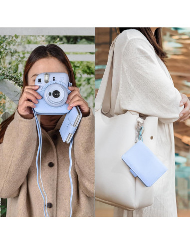 Funda y álbum para cámara Fujifilm Instax Mini 12 - Azul