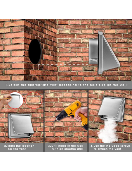 Extractor de Pared Externo FRESH SPEED 100mm Acero Inoxidable Extractor de Pared Externo FRESH SPEED 100mm Acero Inoxidable