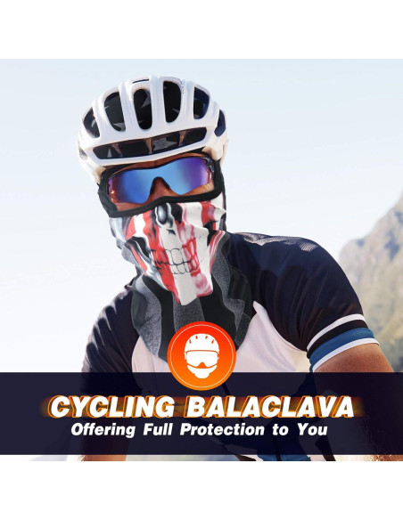 Máscara Balaclava 3D Venswell Esqueleto para Ciclismo y Esquí Máscara Balaclava 3D Venswell Esqueleto para Ciclismo y Esquí