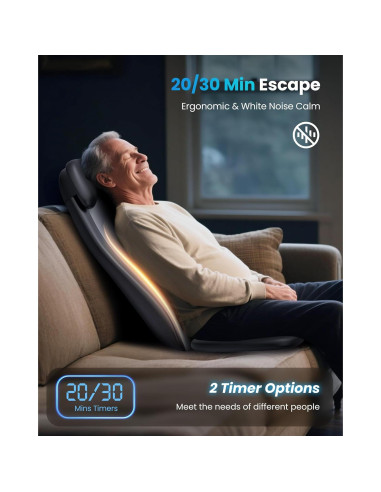 Cojín de Masaje Shiatsu COMFIER CF-2311-APP con Calor