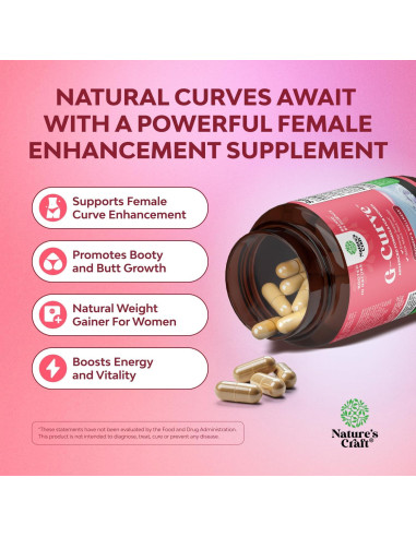 Suplemento Hormonal Femenino Natures Craft G-Curve 30 Gomitas