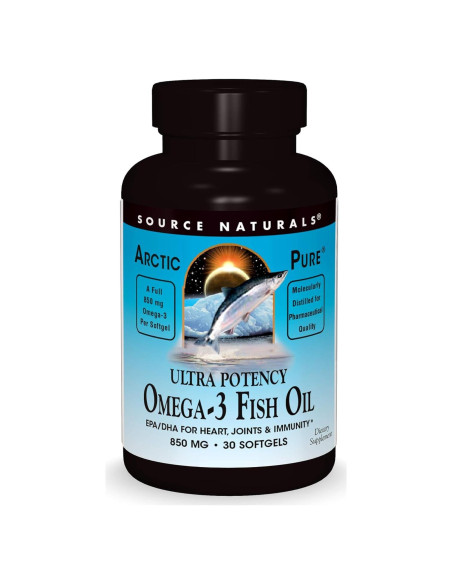 Aceite de Pescado Omega-3 Source Naturals 850 mg 30 Gelatinas Aceite de Pescado Omega-3 Source Naturals 850 mg 30 Gelatinas