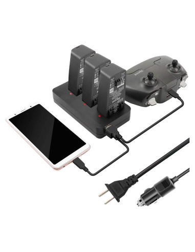Cargador Multifuncional Hanatora para Baterías Parrot ANAFI