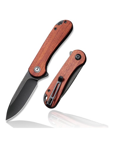 Cuchillo Plegable CIVIVI Elementum C907U D2 7.6 cm Madera