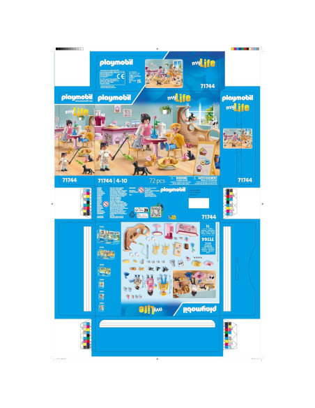 Cafetería de Gatos PLAYMOBIL 71744 - Set de Juego 24.8x18.7cm Cafetería de Gatos PLAYMOBIL 71744 - Set de Juego 24.8x18.7cm