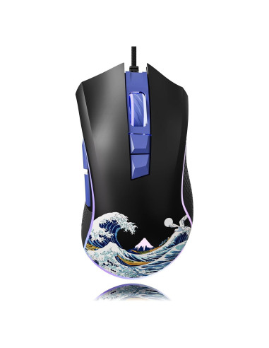 Ratón Gaming XVX Kanagawa 12000 DPI RGB 7 Botones